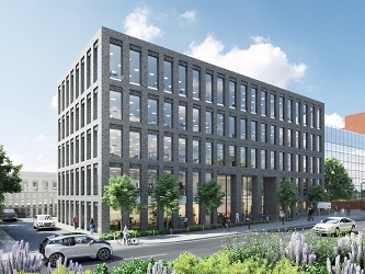Illustration of the planned Benchmark building