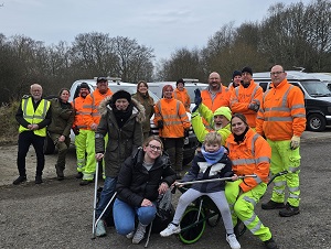 Little Pen Wood litter pick
