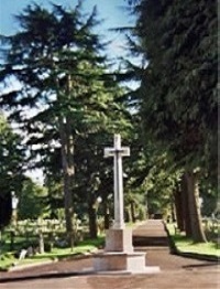 Worting Road cemetery memorial