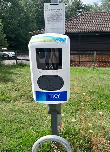 Electric Charging point - Hatch Warren Community Centre