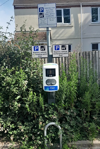 Electric Charging point - London Road, Overton