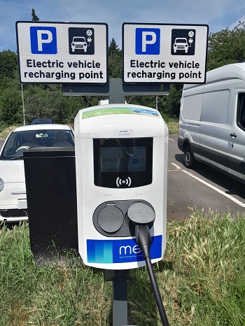 Electric Charging point - Popley Field Community Centre