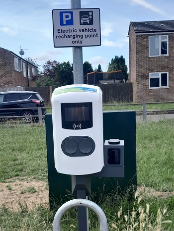Electric Charging point - Dibley Close, South Ham