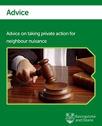 Advice_private action_neighbour nuisance