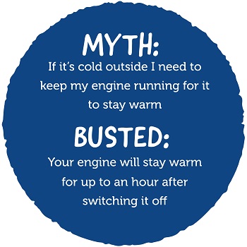 myth busters - engine running