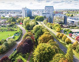 Your place - Basingstoke Town Centre aerial view