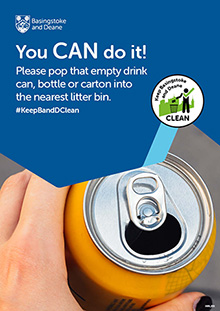Borough wide littering posters - You can do it