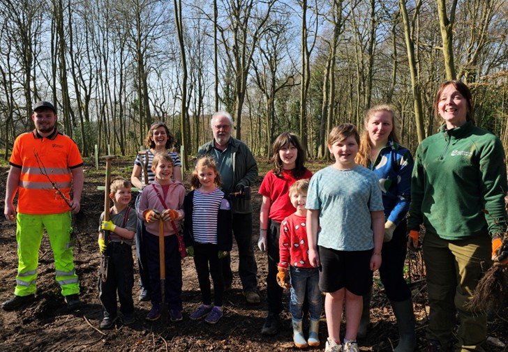 Volunteers tree planting at Crabtree_website