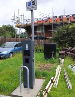 Electric charging point - Quilter Road, Brighton Hill