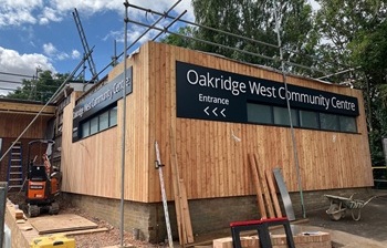 Community Centre Outside and Cladding