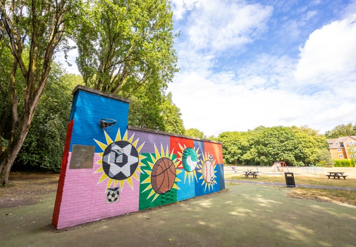 Kickabout Wall at King George V Park_website